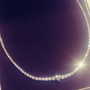 Custom made diamond necklace